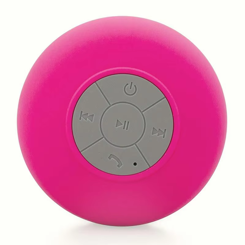 Mini Waterproof Bluetooth Speaker with Handsfree Mic and Suction Cup