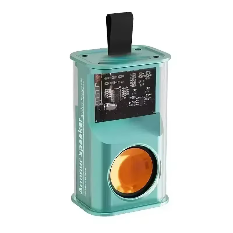 BEIQIU Transparent Mecha Bluetooth 5.3 Speaker with RGB Light