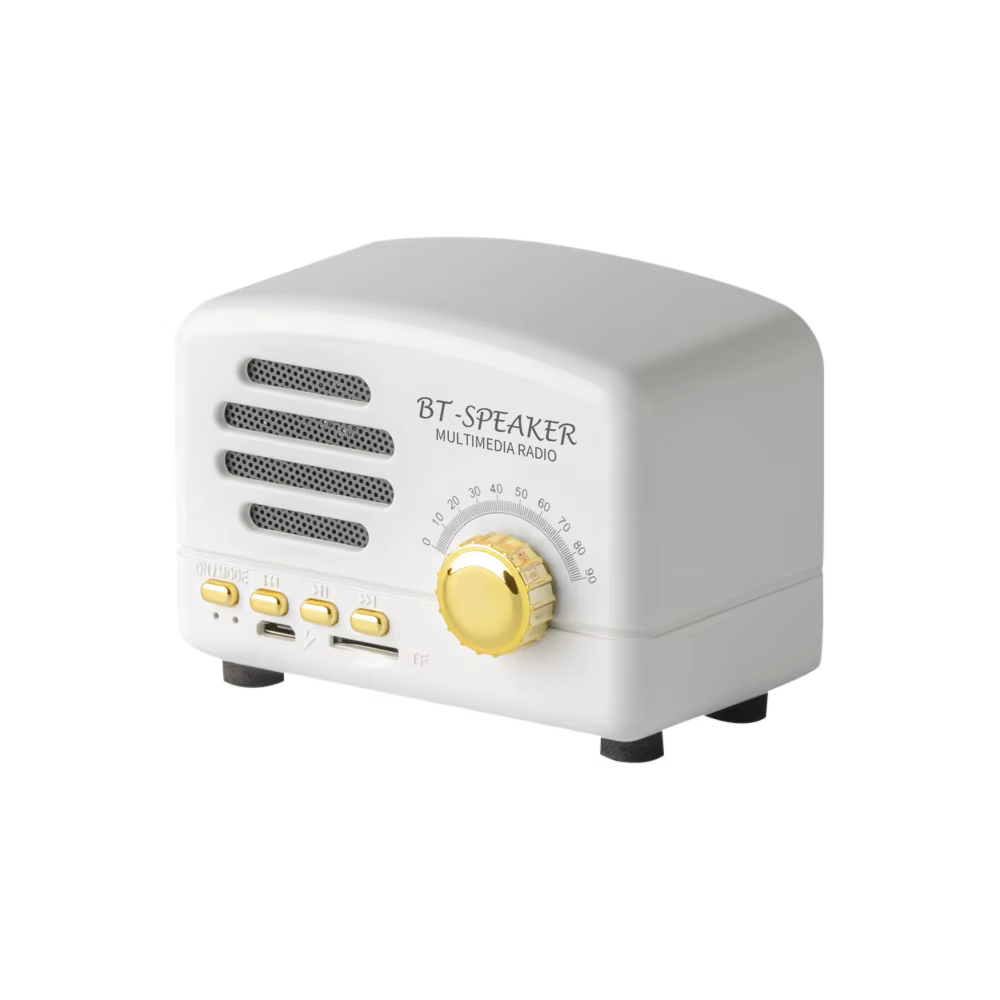 BT01 Retro Bluetooth Speaker with Strong Bass & FM Radio