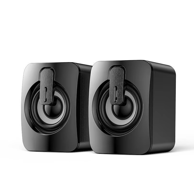 Mini USB Desktop Speakers with Bright RGB Lighting