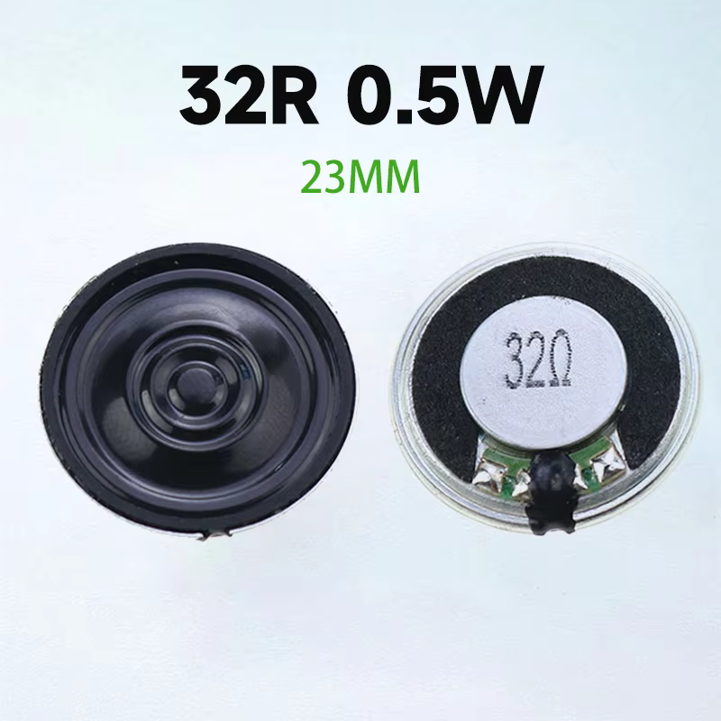 2PCS 0.5W 32 Ohm Loudspeakers Various Sizes