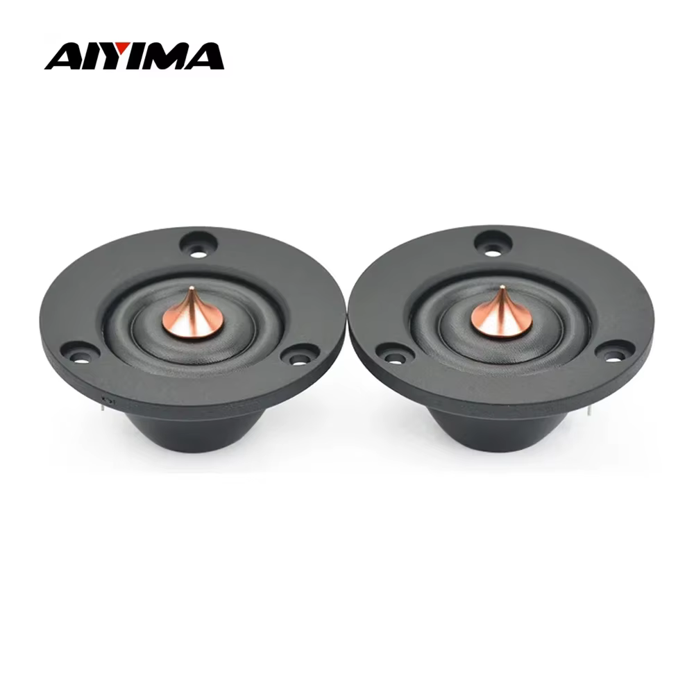 Aiyima 2 Inch 6 Ohm Silk Dome Tweeter 30W Pair