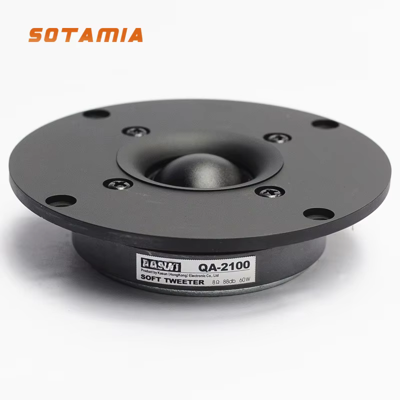 SOTAMIA 4 Inch 8 Ohm 60W Silk Dome Tweeter