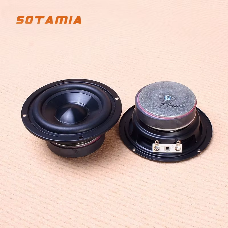 SOTAMIA 3 Inch Midrange Bass Speakers 4 Ohm 15W PP Cone