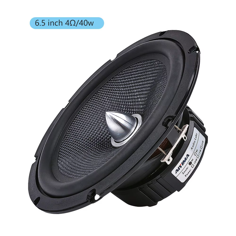 Aiyima 6.5 Inch 40W/60W Midrange Bass Speaker 4/8 Ohm