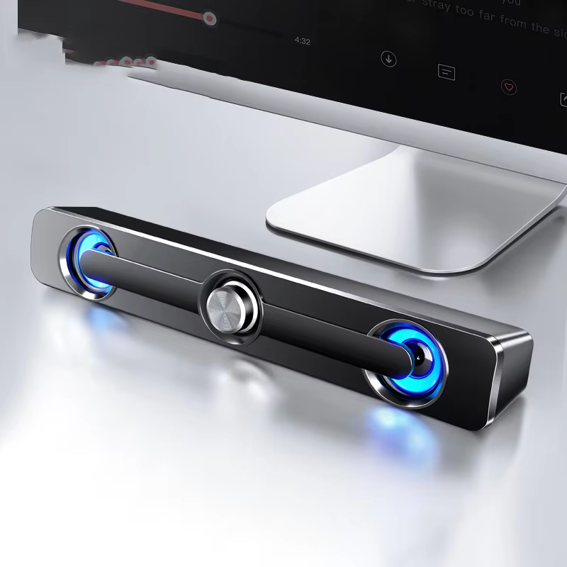 AyeBeau Portable USB Subwoofer Soundbar for PC Laptop