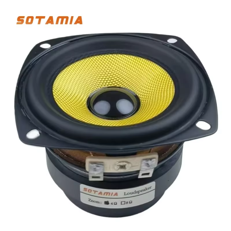 SOTAMIA 3-Inch 10W Full-Range Speaker 4 Ohm