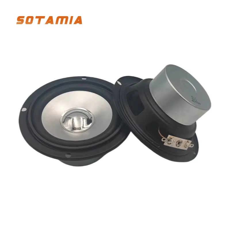 SOTAMIA 90MM Full Range 10W 4 Ohm Stereo Speakers 2-Pack