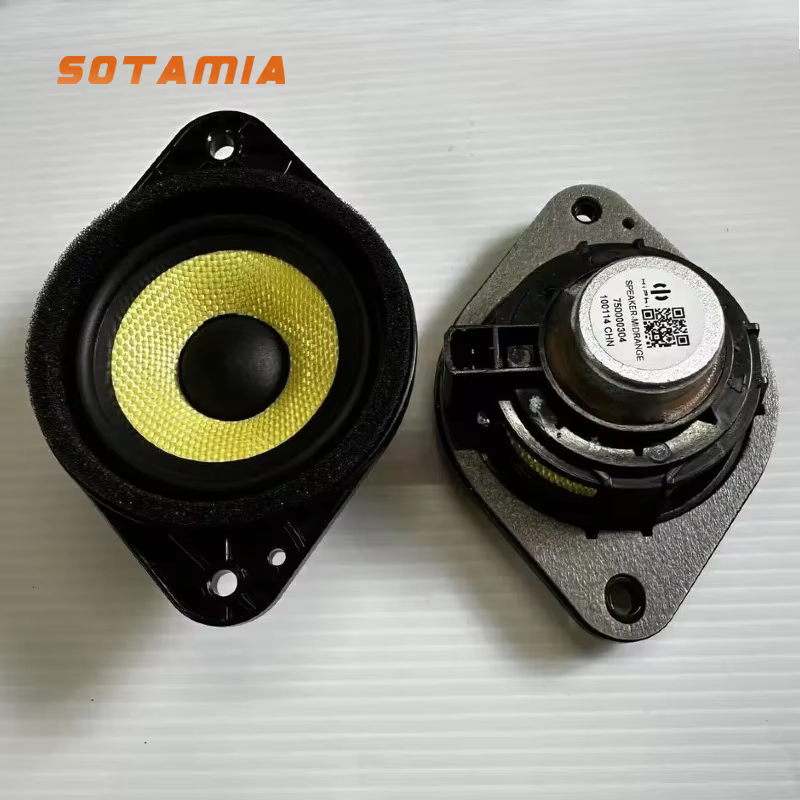 SOTAMIA 3-inch Glass Fiber Midrange Speakers 4Ω 15W Rubber Edge