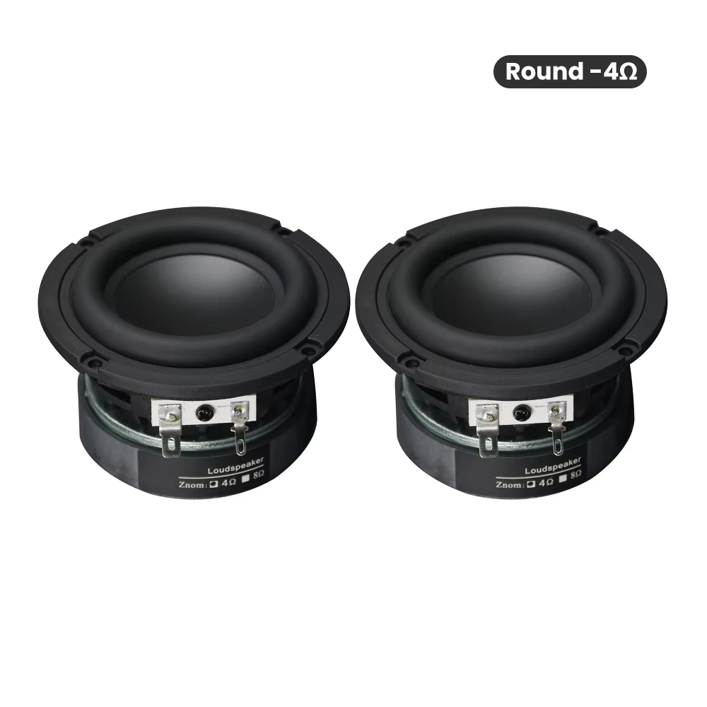 AIYIMA 3 Inch Portable Subwoofer Speaker 60W 4 Ohm Steel Coil