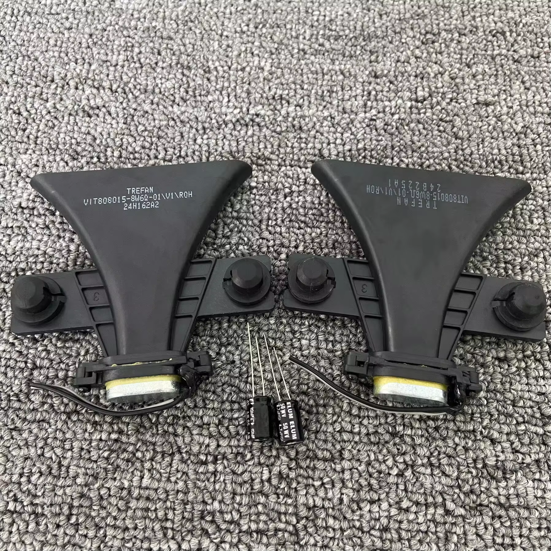 GHXAMP Mini Horn Tweeter 6 Ohm 8W Car External Speaker 2pcs