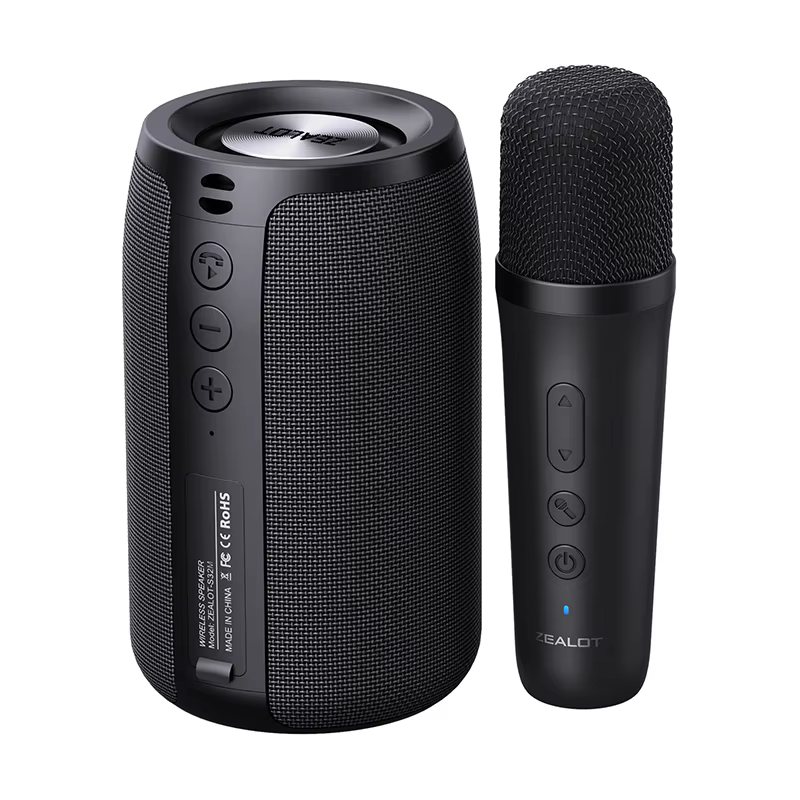 Zealot-S32 Portable Bluetooth 5.3 Karaoke Speaker with Mic