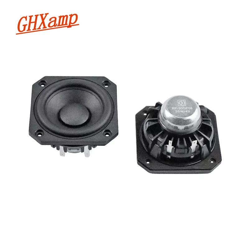 3 inch 20W Full-Range Speaker 4Ω Cotton Linen Fiber Cone