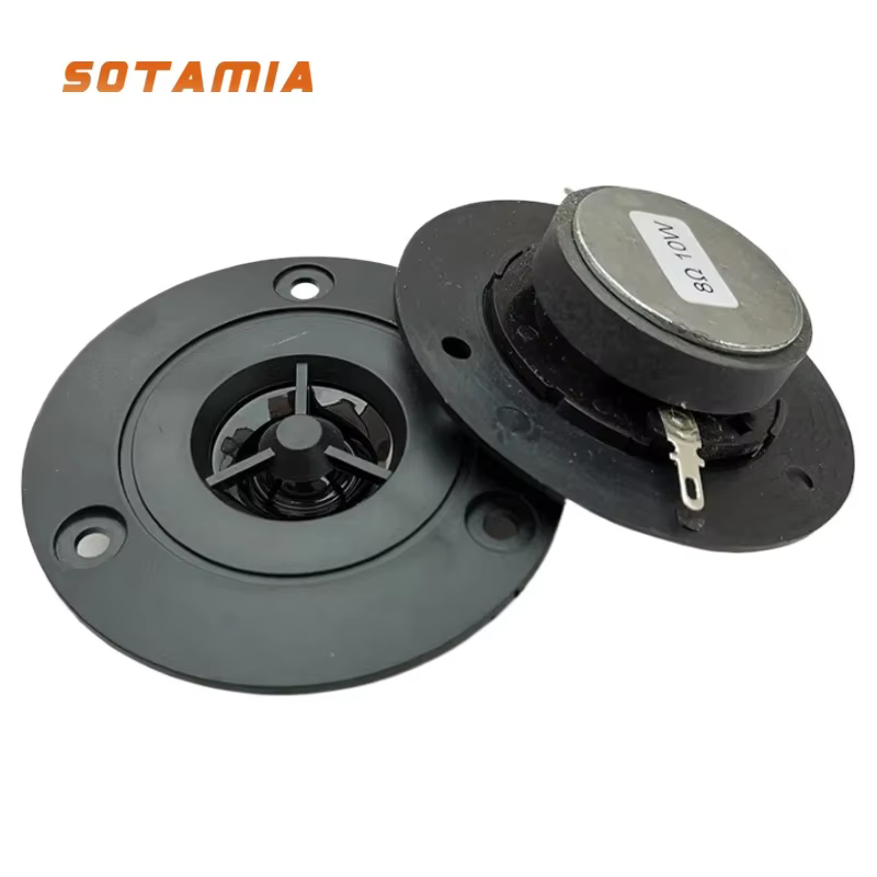 SOTAMIA 3 Inch 10W 8 Ohm Metal Tweeter Speakers 2-Pack