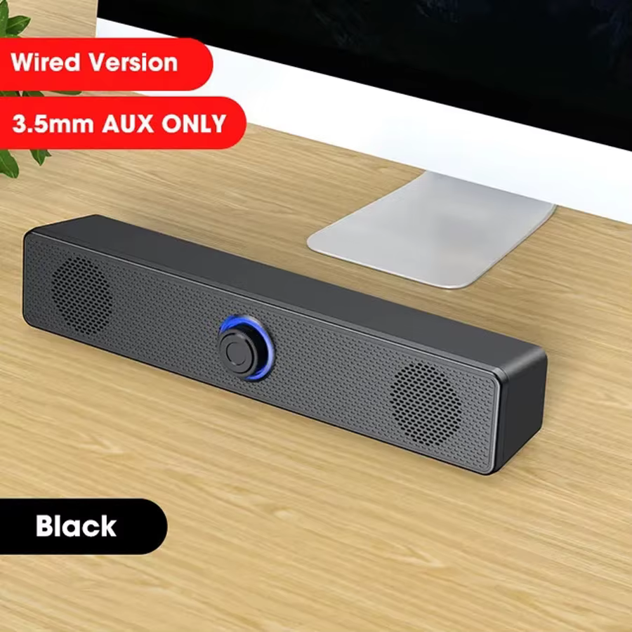 AyeBeau HY-3317 Bluetooth Wired Computer Speaker with 3D Sound