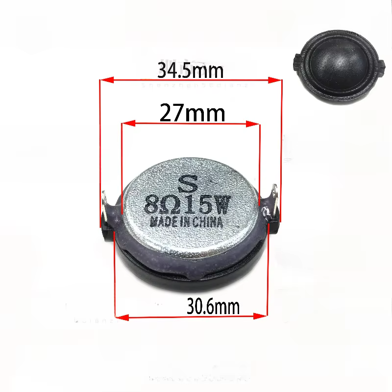 SOTAMIA 2Pcs Mini Dome Tweeter Speakers 30/31mm 15W 4/8Ω