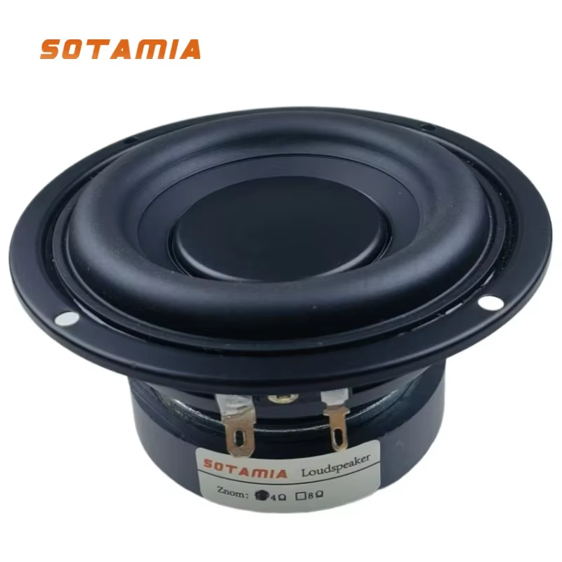 SOTAMIA 4.5 Inch 30W 4 Ohm Woofer Speaker for Bass