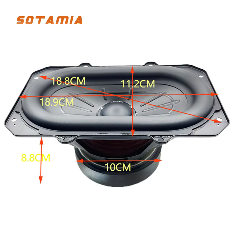 SOTAMIA 8 Inch Subwoofer 80W Heavy Bass Speaker