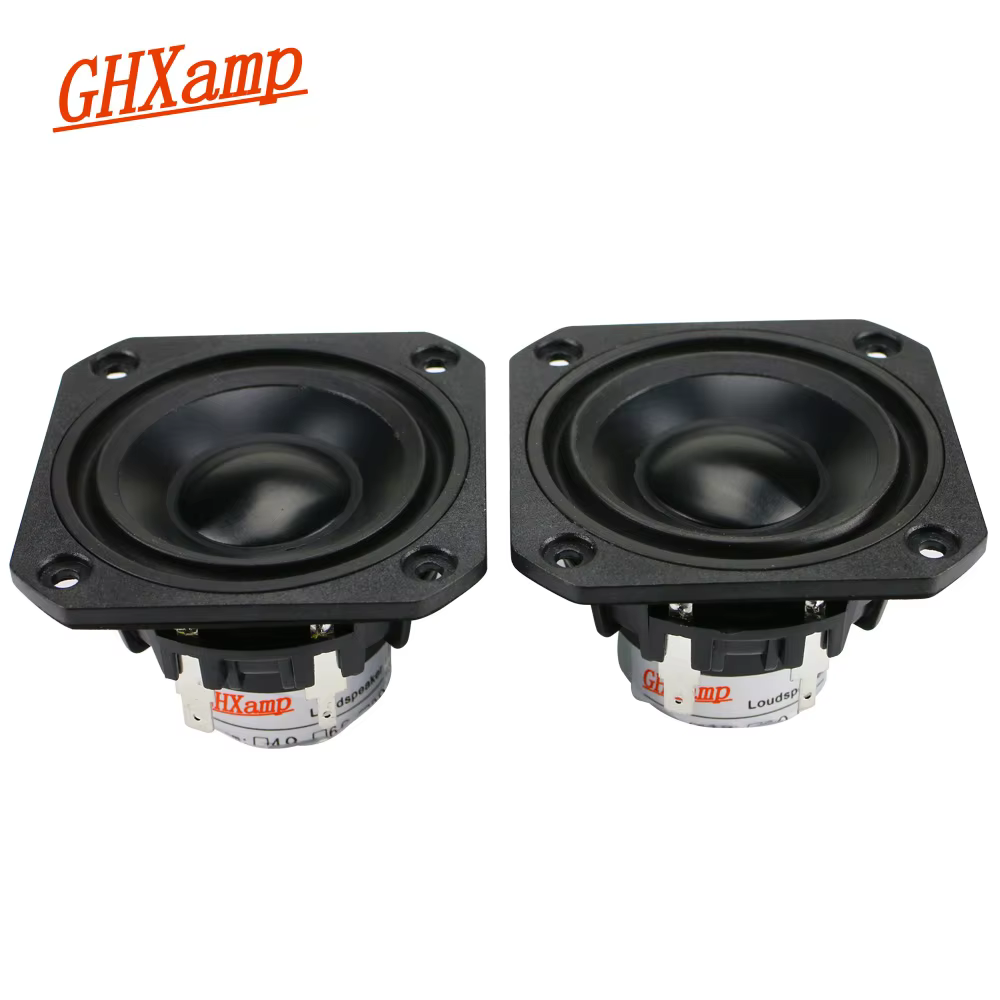 GHXAMP 2.5 Inch 15W Full Range Neodymium Speakers Pair