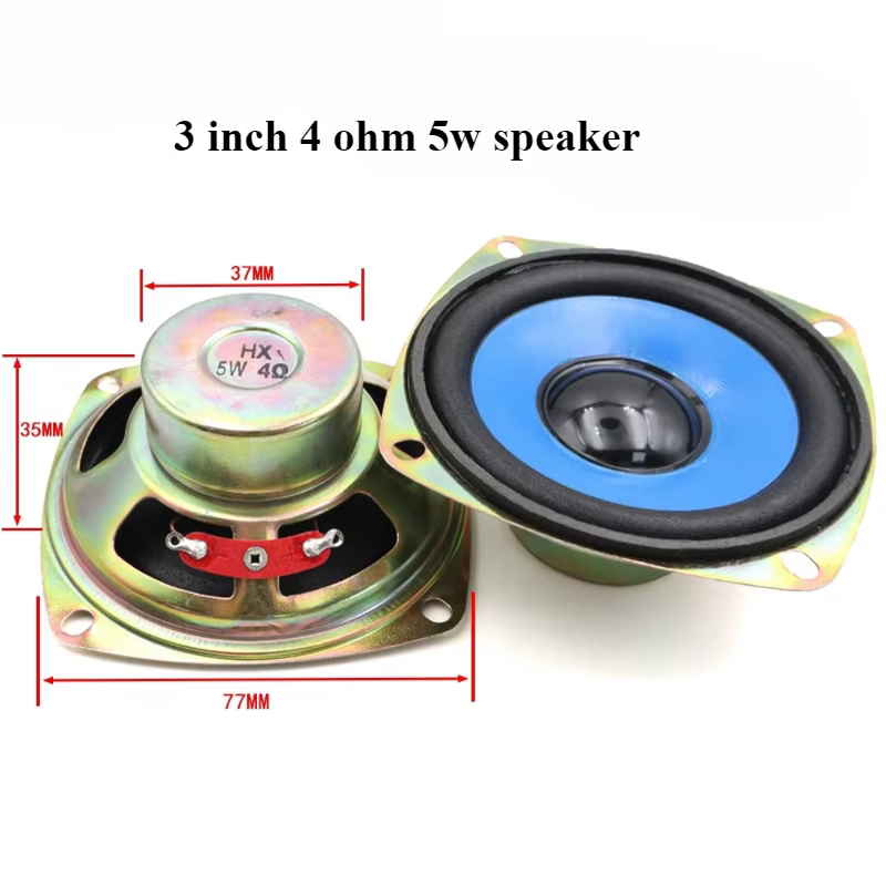 SOTAMIA 2Pcs Blue Basin 2.5" & 3" Full-Range Speakers