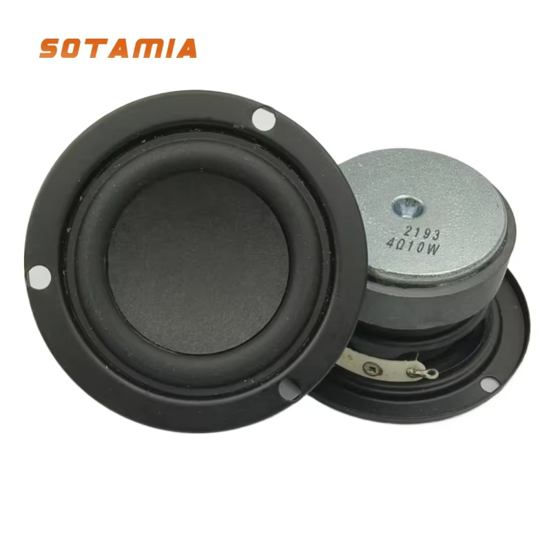 SOTAMIA 2 Inch 4 Ohm 10W Full Range Audio Speakers - 2 Pack