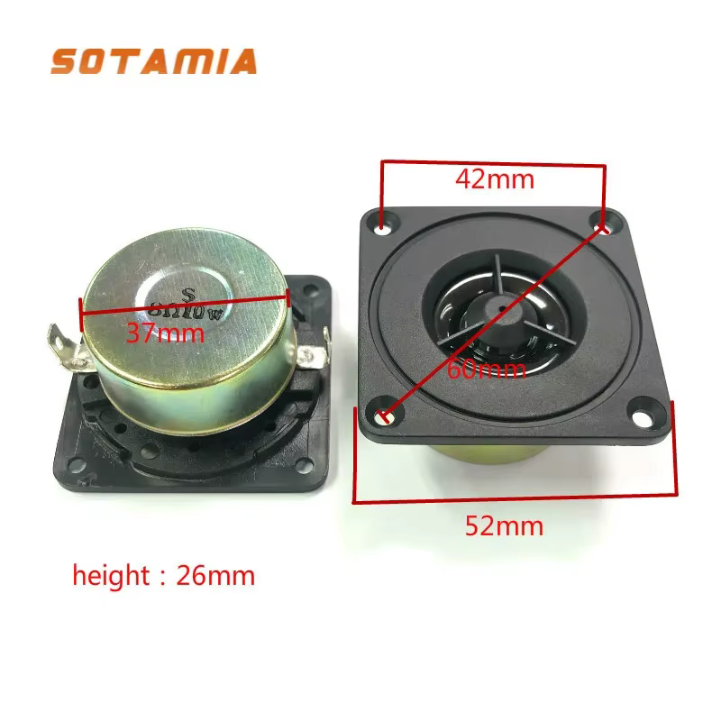 SOTAMIA 2 Inch 10W 8 Ohm Tweeter Speakers 2-Pack