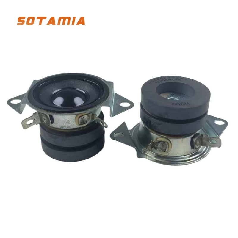 SOTAMIA 1.5 Inch Angled Mini Tweeter 6 Ohm 10W Pair