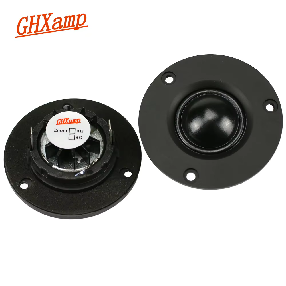 GHXAMP 2.5 Inch 8 Ohm 20W Dome Tweeter Speaker 2PCS