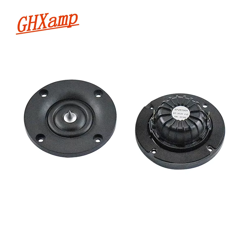 GHXAMP 3 Inch 72mm Neodymium Silk Film Tweeter Speaker Pair