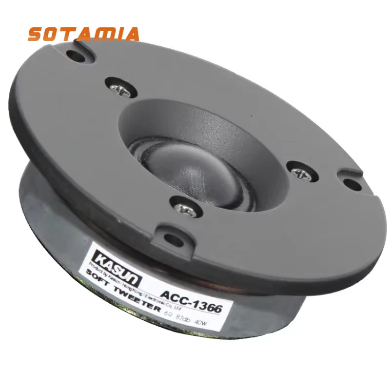 SOTAMIA 3-Inch Silk Film Tweeter Speaker 6 Ohm 40W