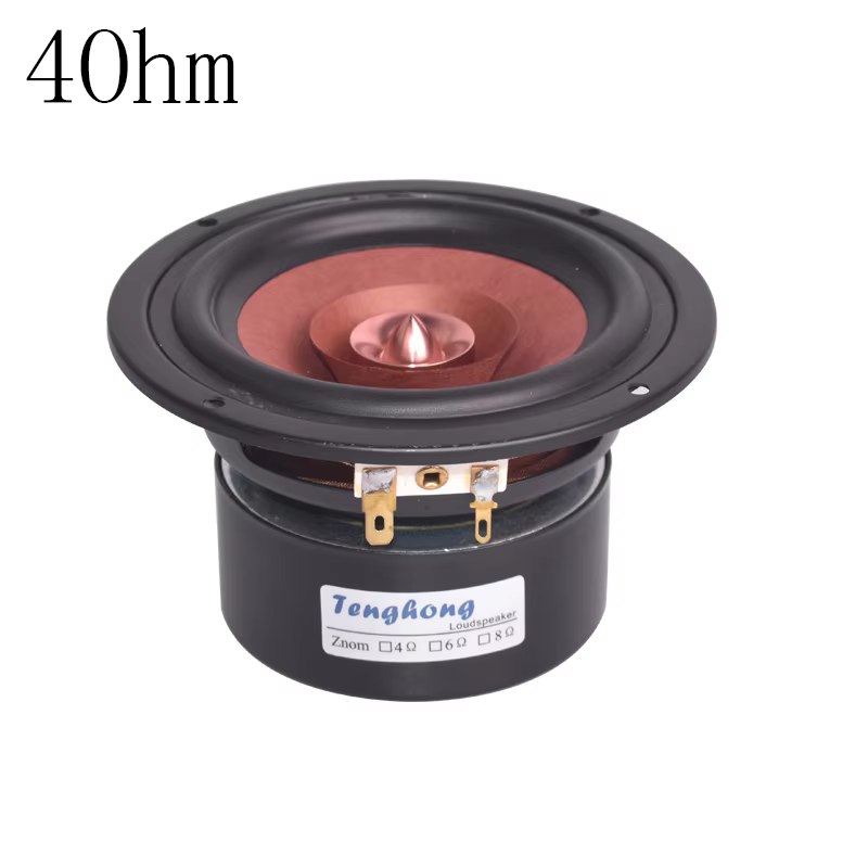 Tenghong 4 Inch Bookshelf Speaker 4Ω/8Ω 30W Full Range