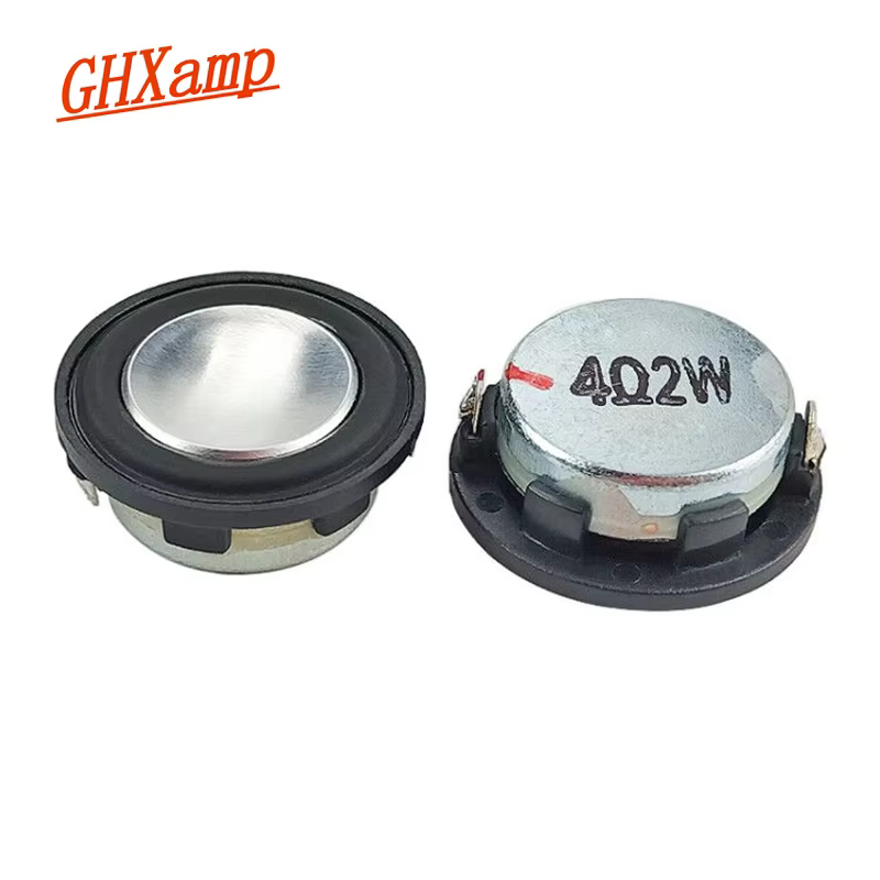 GHXAMP 28mm 2W Mini Full Range PU Speaker 4 Ohm 2PCS