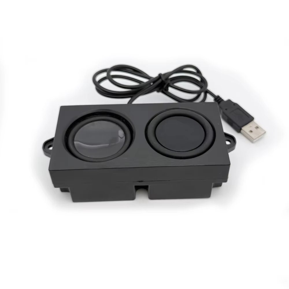 4Ohm 5W USB Laptop Speaker with Sound Card and Woofer