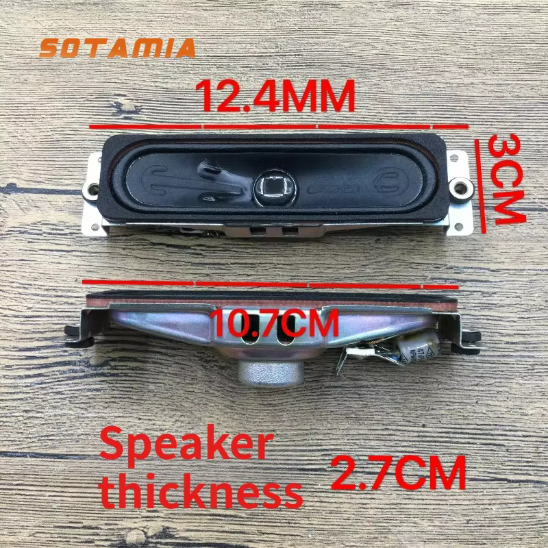 SOTAMIA 2Pcs 12 Ohm 10W LCD TV Speakers Universal Fit