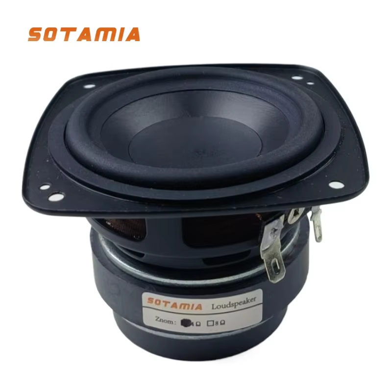 SOTAMIA 3-Inch 4 Ohm 25W Full Range Speaker Pair