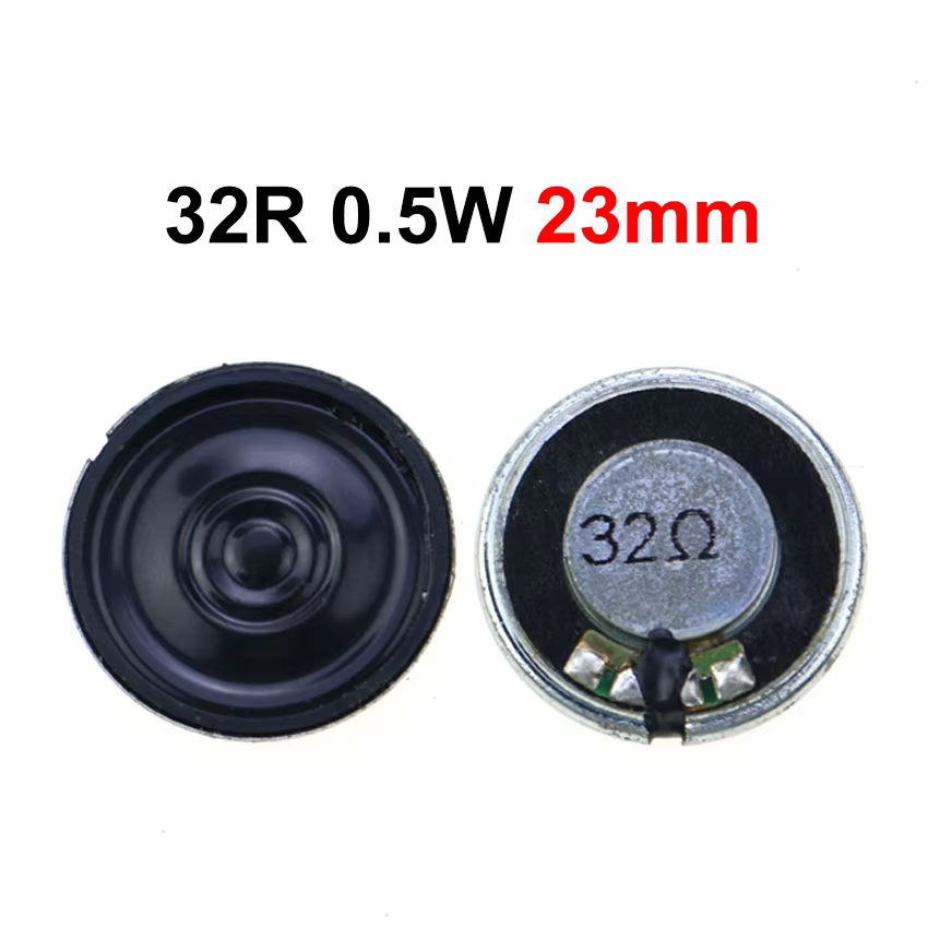 Ultra-thin Horn Speaker 0.2–2W 8 Ohm Various Sizes