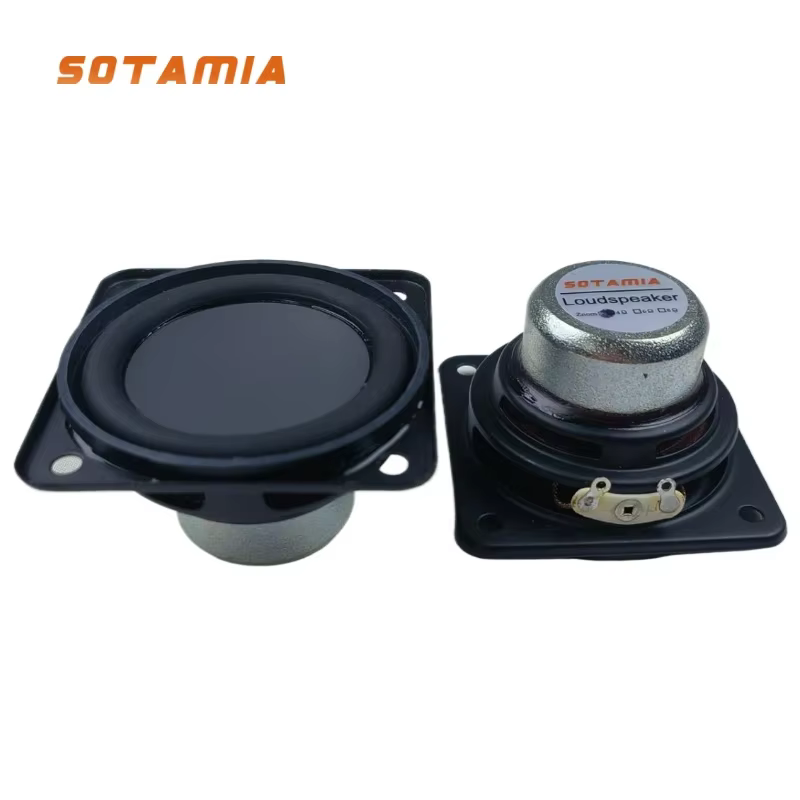 SOTAMIA 2 Inch 10W Full Range 4 Ohm Speaker Pair