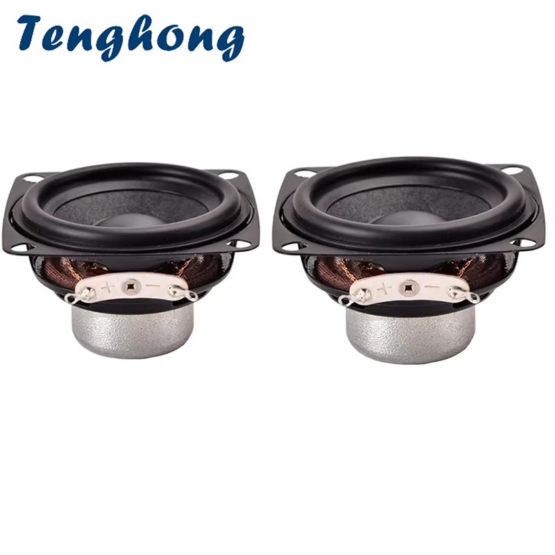 2pcs 2 Inch 52MM 4Ω 10W Full Range Speakers