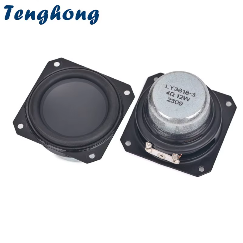 2pcs 45mm 12W 4 Ohm Full Range Waterproof Speakers