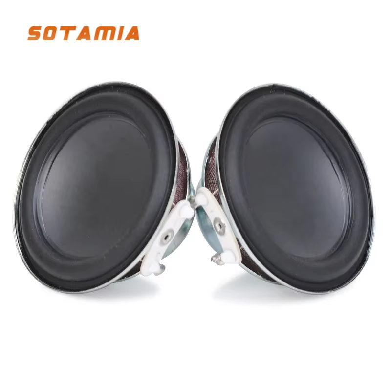 SOTAMIA 2Pcs Waterproof Full Range 4Ohm 5W Speakers