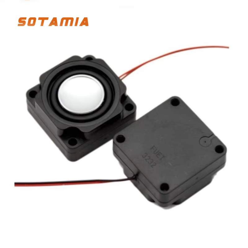 SOTAMIA Mini Full Range 32x32mm 2W 8 Ohm Speakers - 2 Pack