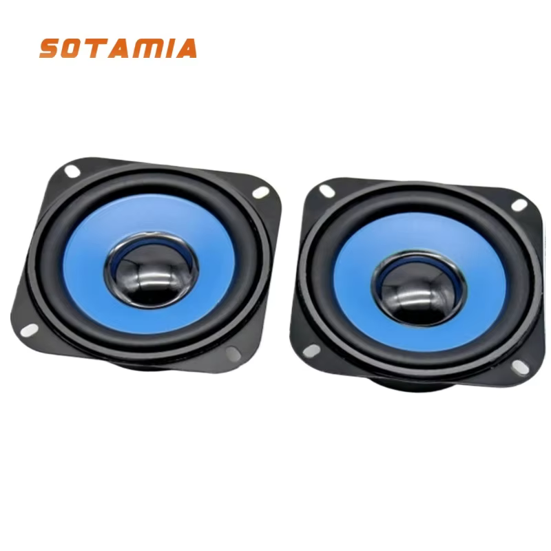 SOTAMIA 4 Inch 20W Full Range Metal Speaker Pair