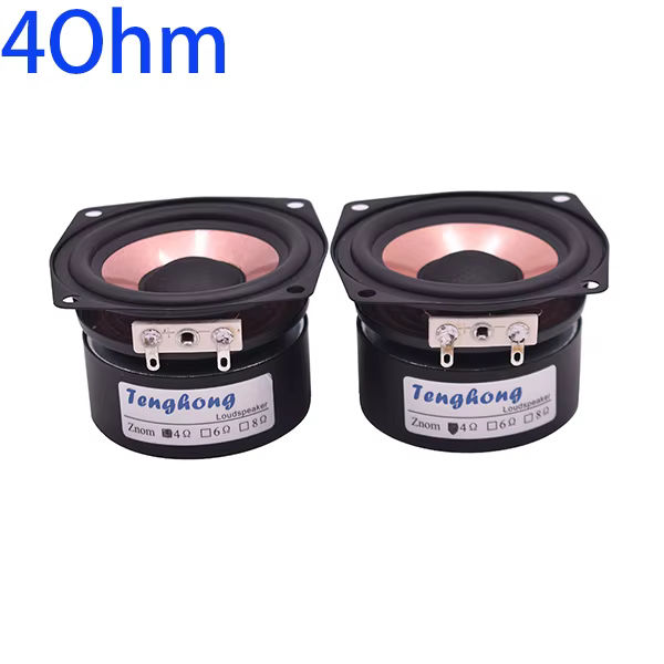 Tenghong 2pcs 2.5 Inch Full Range HIFI Audio Speakers