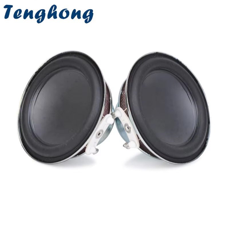 2pcs 45MM 8W 4 Ohm Waterproof Full Range Speakers