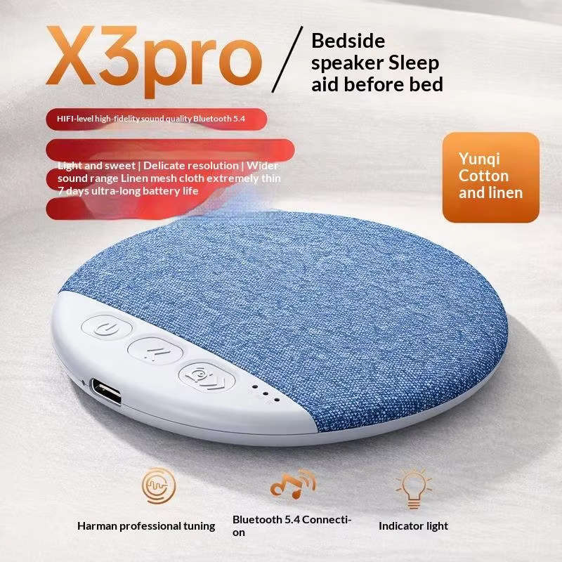 Bluetooth Pillow Speaker with Timer for Sleep & Travel