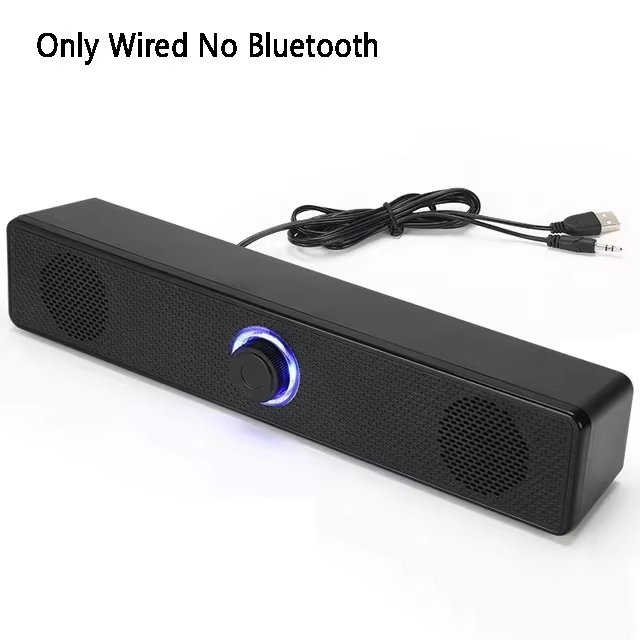 AyeBeau Wired Wireless Bluetooth Speaker Soundbar