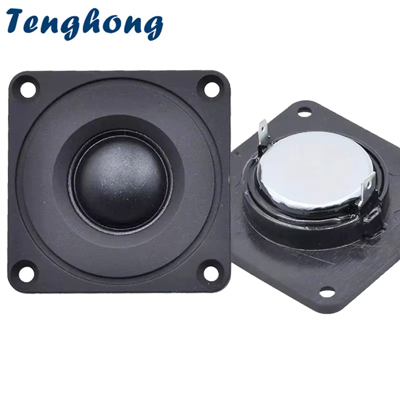Tenghong 2pcs 51MM Portable Tweeter Speakers 15W 6Ω Silk Film