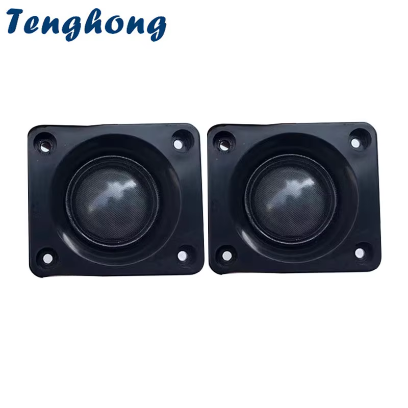 Tenghong 2pcs 2-Inch 8 Ohm 30W Transparent Silk Film Tweeter