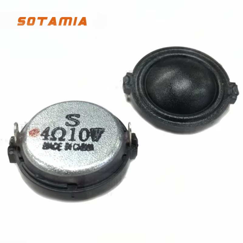 SOTAMIA 2Pcs 30mm 4 Ohm 10W Dome Tweeter Speakers