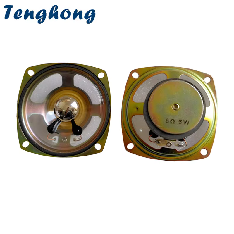 Tenghong 3 Inch Waterproof 8 Ohm 5W Outdoor Speakers 2-Pack